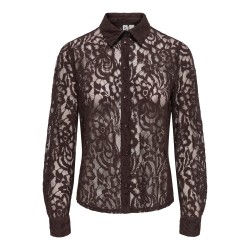 ONLBIRUN Langarm-Spitzenbluse aus Webstoff