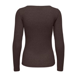 JDYRENO Langarm-Top aus Rippstrick