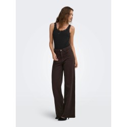 Body ONLVINI in single jersey con pizzo