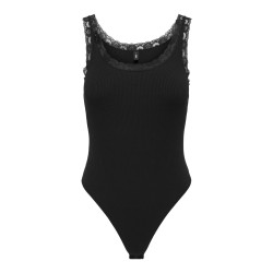 Body ONLVINI in single jersey con pizzo
