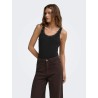 Body ONLVINI in single jersey con pizzo