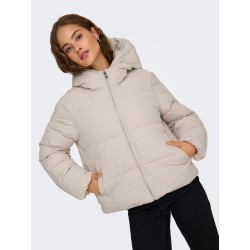 Kurze wattierte Jacke mit Kapuze | ONLJUTA