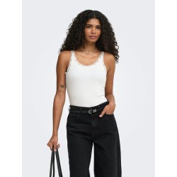 ONLVINI Bodysuit aus Single Jersey mit Spitze