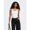 Body ONLVINI in single jersey con pizzo