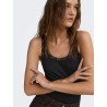 Body ONLVINI in single jersey con pizzo