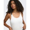 Body ONLVINI in single jersey con pizzo