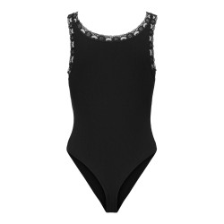 Body ONLVINI in single jersey con pizzo