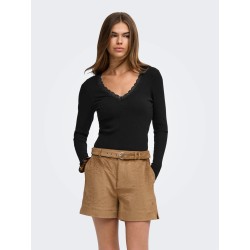 ONLSARA SHARAI L/S V-NECK TOP JRS NOOS