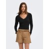 ONLSARA SHARAI T-shirt a maniche lunghe con scollo a V