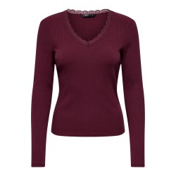 ONLSARA SHARAI L/S V-NECK TOP JRS NOOS