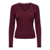 ONLSARA SHARAI Langarm-T-Shirt mit V-Ausschnitt