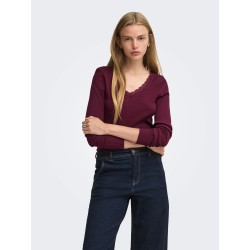 ONLSARA SHARAI L/S V-NECK TOP JRS NOOS
