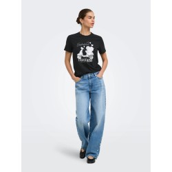 ONLPAULA T-Shirt mit Frontprint aus Bio-Baumwolle