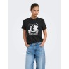 ONLPAULA T-Shirt mit Frontprint aus Bio-Baumwolle