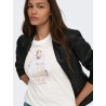 ONLPAULA T-Shirt mit Frontprint aus Bio-Baumwolle