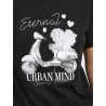 T-shirt ONLPAULA in cotone biologico con stampa