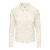 ONLIDA L/S LACE POLO TOP JRS