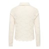 ONLIDA L/S LACE POLO TOP JRS