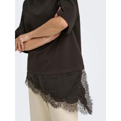 JDYALMA 2/4 LACE DETAIL T-SHIRT JRS NOOS