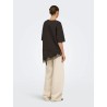 T-shirt JDYALMA in cotone con dettaglio in pizzo