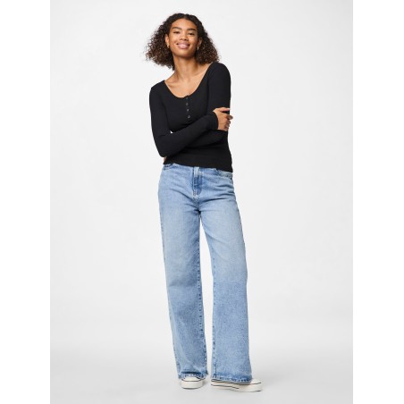 PCKITTE Langarmtop aus Bio-Baumwolle | ModeWerk