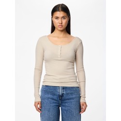 PCKITTE Langarmtop aus Bio-Baumwolle | ModeWerk