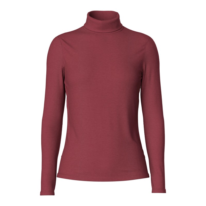 Rollkragenshirt aus Bio-Baumwolle und Modal