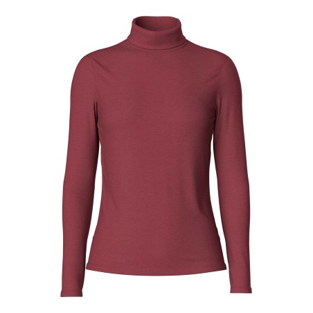 Rollkragenshirt aus Bio-Baumwolle und Modal