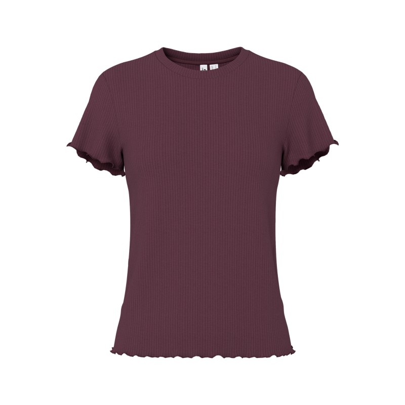PCNICCA Damen-T-Shirt mit Rundhalsausschnitt