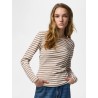 Bedrucktes Langarm-T-Shirt aus Baumwollmix