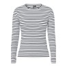 Bedrucktes Langarm-T-Shirt aus Baumwollmix