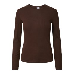 Bedrucktes Langarm-T-Shirt aus Baumwollmix