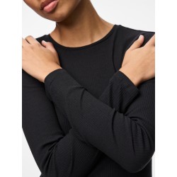 Bedrucktes Langarm-T-Shirt aus Baumwollmix