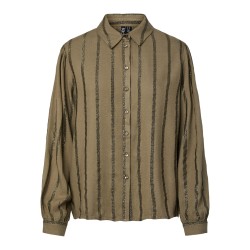 PCBRIGITTE Bluse aus Viskose mit Glitzerdetail