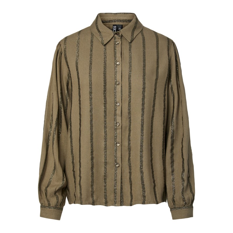 PCBRIGITTE Bluse aus Viskose mit Glitzerdetail