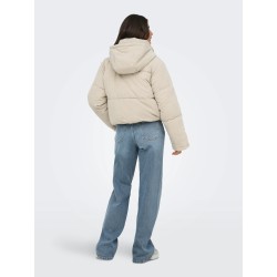 ONLZAHARA Cord-Pufferjacke mit Kapuze