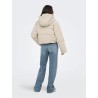 ONLZAHARA Cord-Pufferjacke mit Kapuze