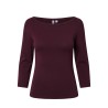 Top PCPHOEBE con scollo a barchetta