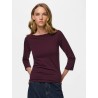 Top PCPHOEBE con scollo a barchetta