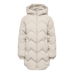 JDYPOWER piumino lungo donna con cappuccio