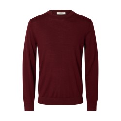 SLMTRAY LS KNIT REG MERINO CREW NOOS