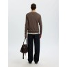 SLMTRAY LS KNIT REG MERINO CREW NOOS