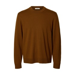 SLMTRAY Merino Brushed Rundhalspullover