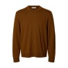 SLMTRAY Merino Brushed Rundhalspullover