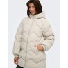 JDYPOWER piumino lungo donna con cappuccio