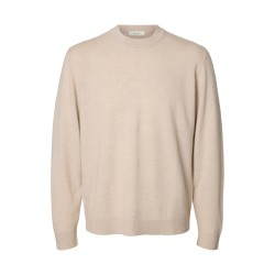 SLMTRAY Merino Brushed maglione girocollo