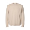 SLMTRAY Merino Brushed Rundhalspullover