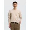 SLMTRAY Merino Brushed Rundhalspullover