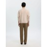 SLMTRAY Merino Brushed Rundhalspullover