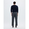SLMTRAY LS KNIT MERINO CABLE CREW NOOS